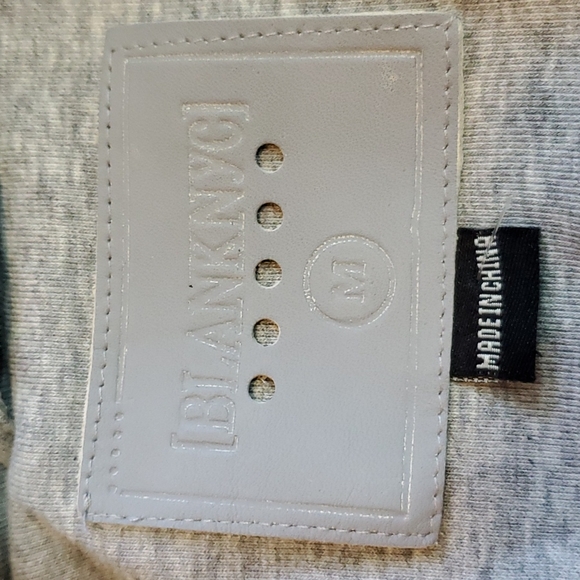 Blank NYC NWT gray oversided puffy moto jacket M - Picture 11 of 14